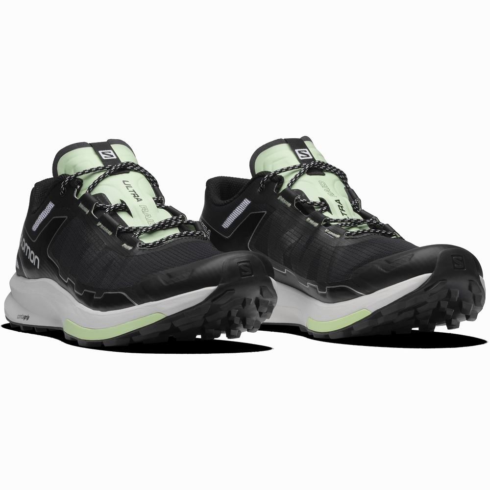 Salomon Ultra Raid Spor Ayakkabı Erkek Black/White/Green | Türkiye-9240587