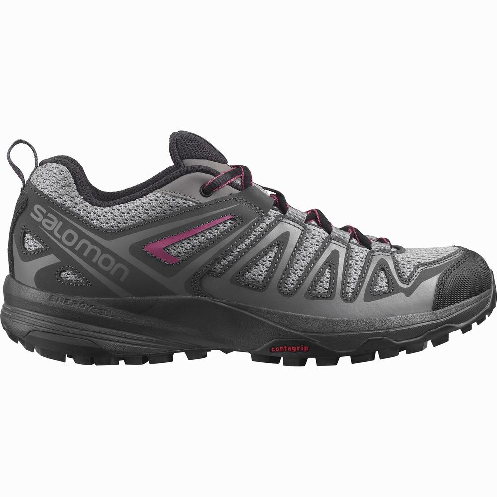 Salomon X Crest Yürüyüş Ayakkabısı Kadın Grey/Black | Türkiye-4035921