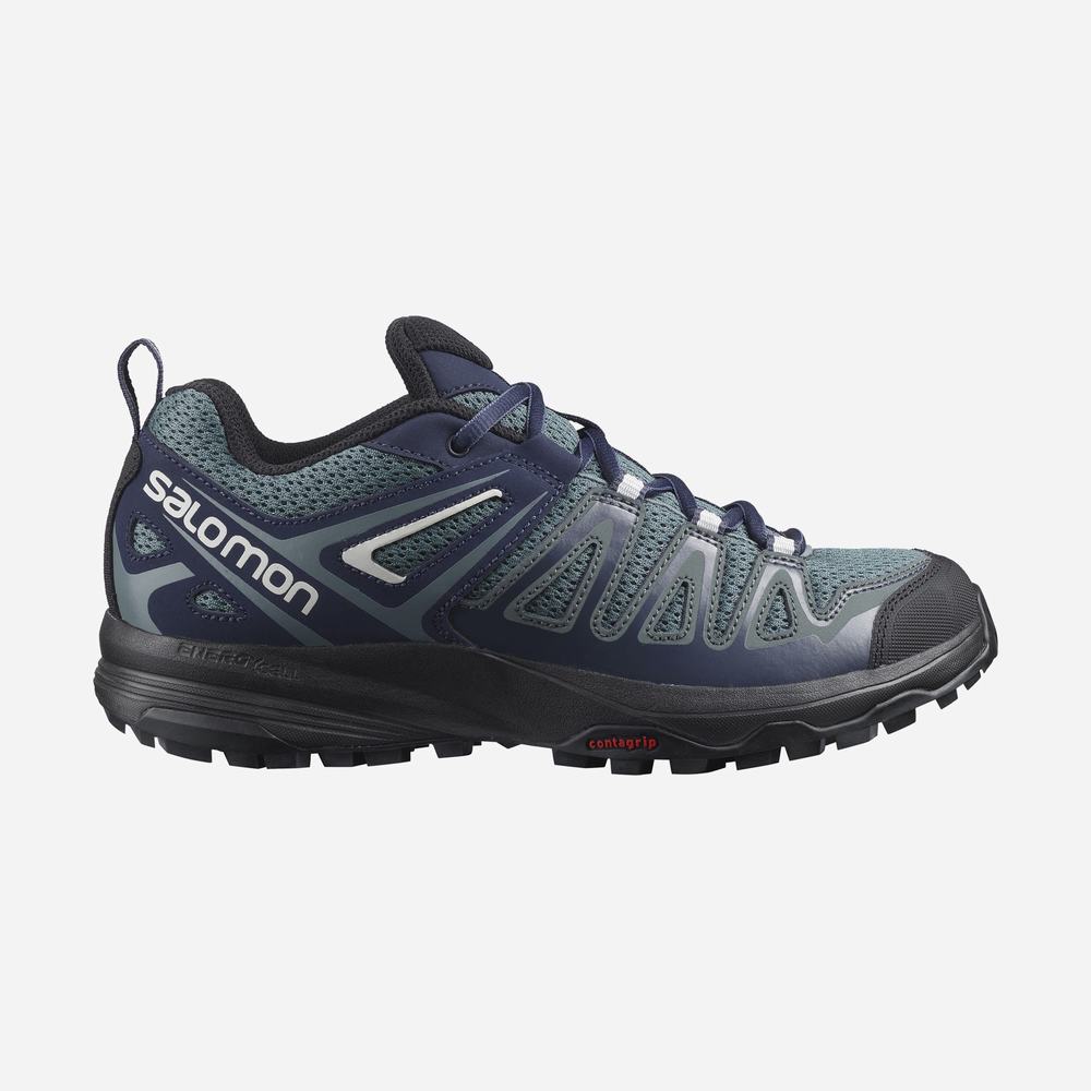 Salomon X Crest Yürüyüş Ayakkabısı Kadın Navy/Indigo | Türkiye-7196528