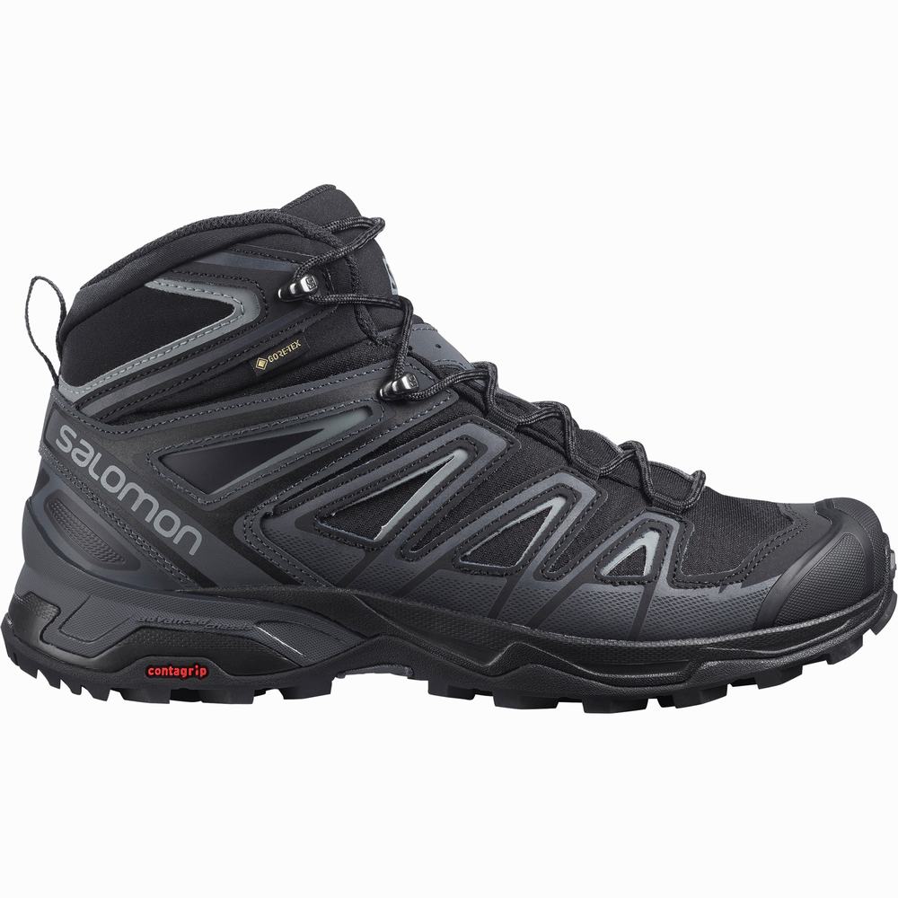 Salomon X Ultra 3 Mid Cut Gore-tex Yürüyüş Botu Erkek Siyah | Türkiye-2930657