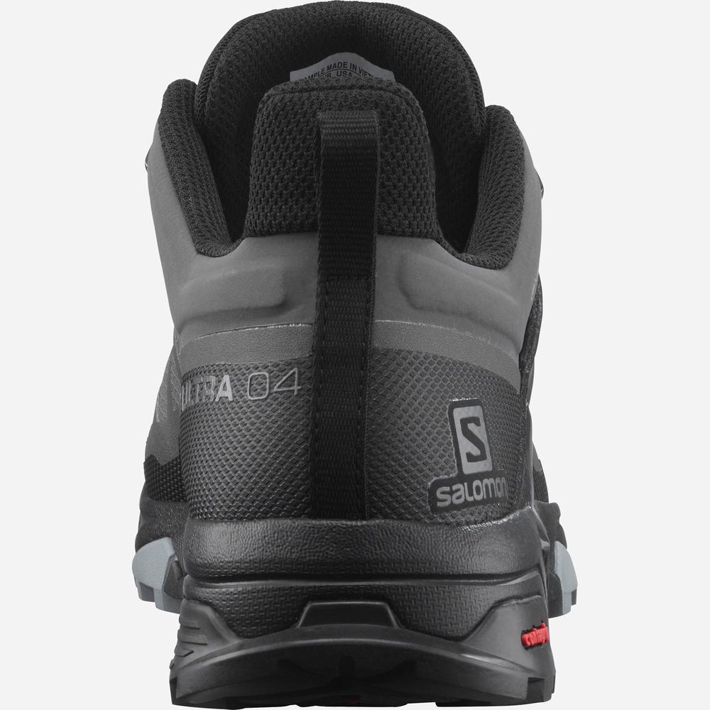 Salomon X Ultra 4 Gore-tex Yürüyüş Ayakkabısı Erkek Grey/Black | Türkiye-0182796