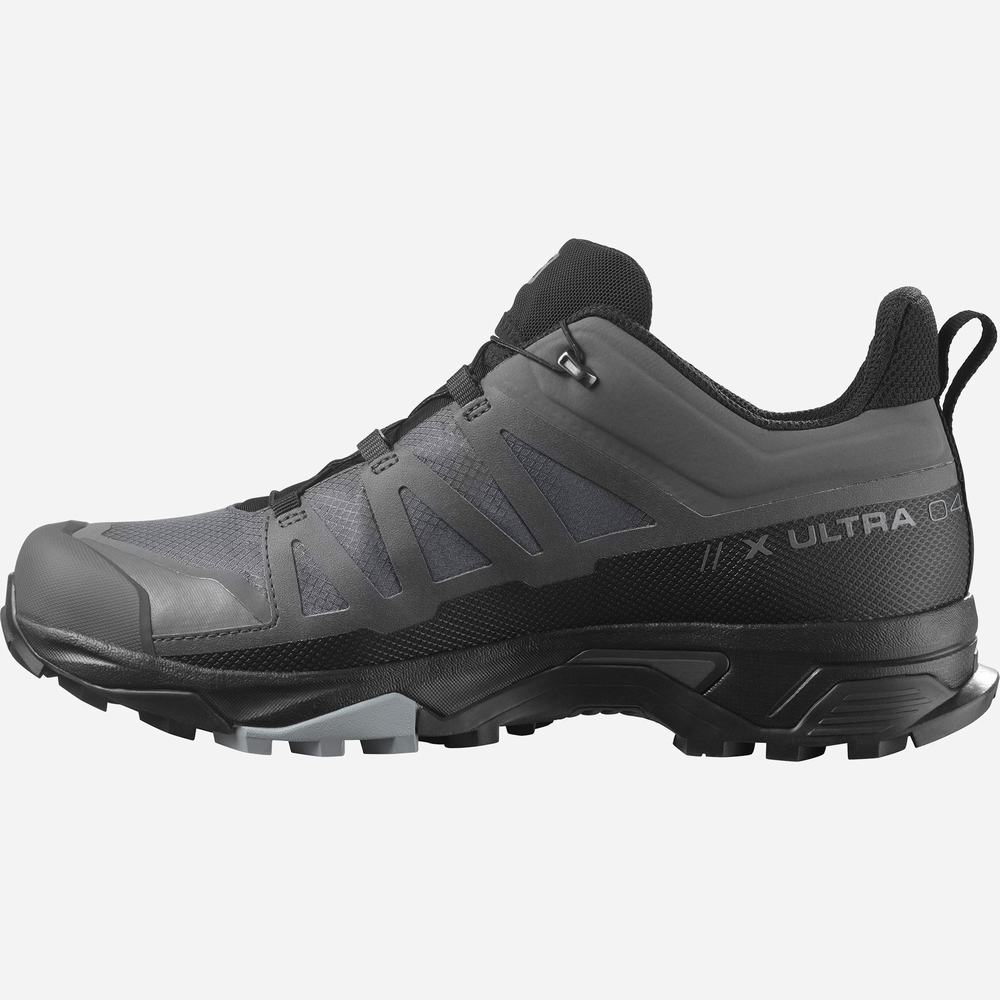 Salomon X Ultra 4 Gore-tex Yürüyüş Ayakkabısı Erkek Grey/Black | Türkiye-0182796