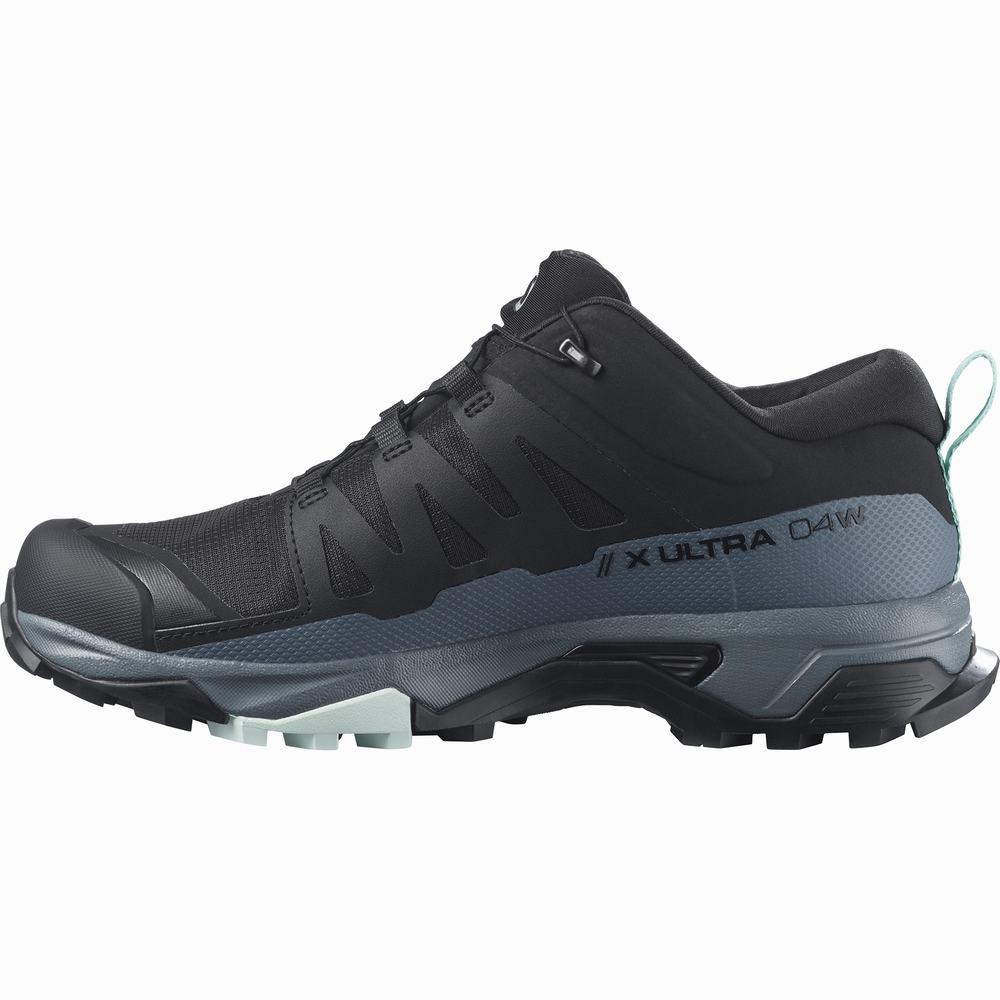 Salomon X Ultra 4 Gore-tex Yürüyüş Ayakkabısı Kadın Black/Blue | Türkiye-2851609