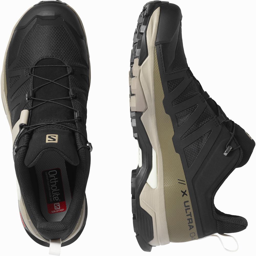 Salomon X Ultra 4 Gore-tex Yürüyüş Ayakkabısı Erkek Black/Khaki | Türkiye-2947580