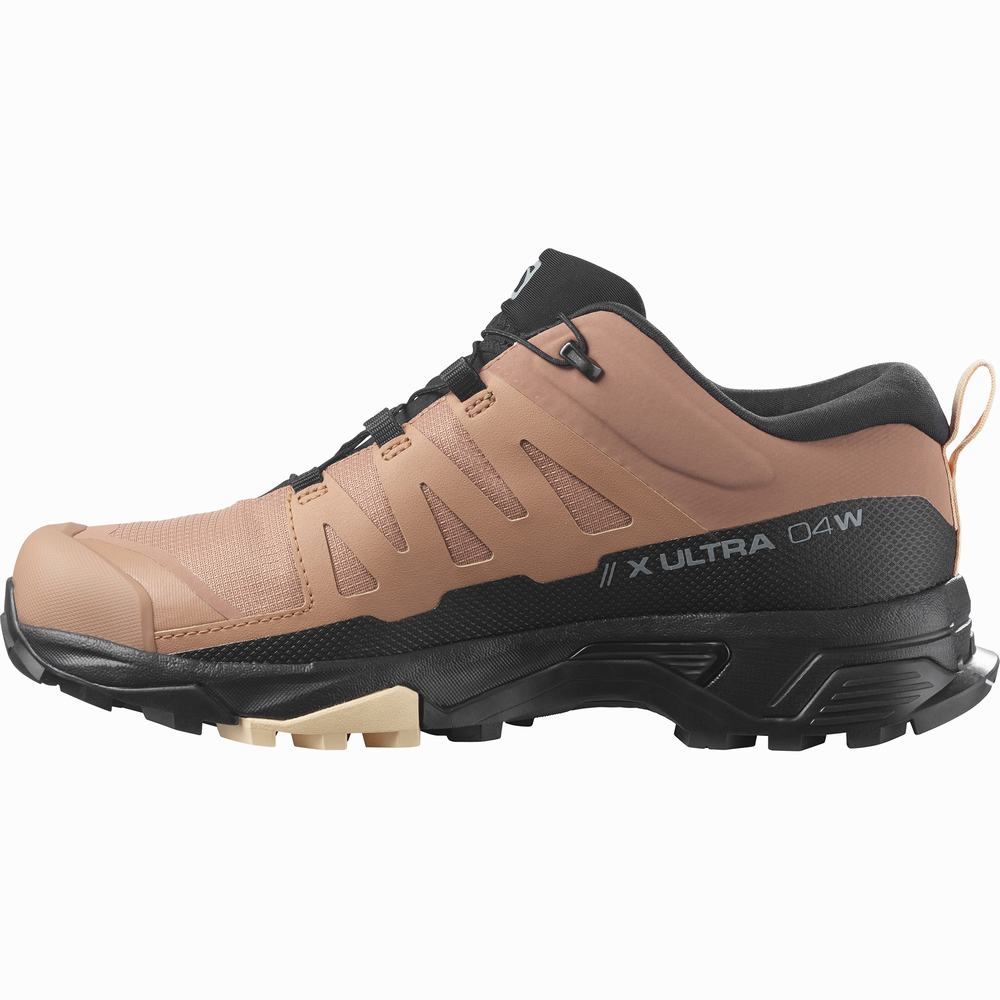 Salomon X Ultra 4 Gore-tex Yürüyüş Ayakkabısı Kadın Black/Cream | Türkiye-6281453