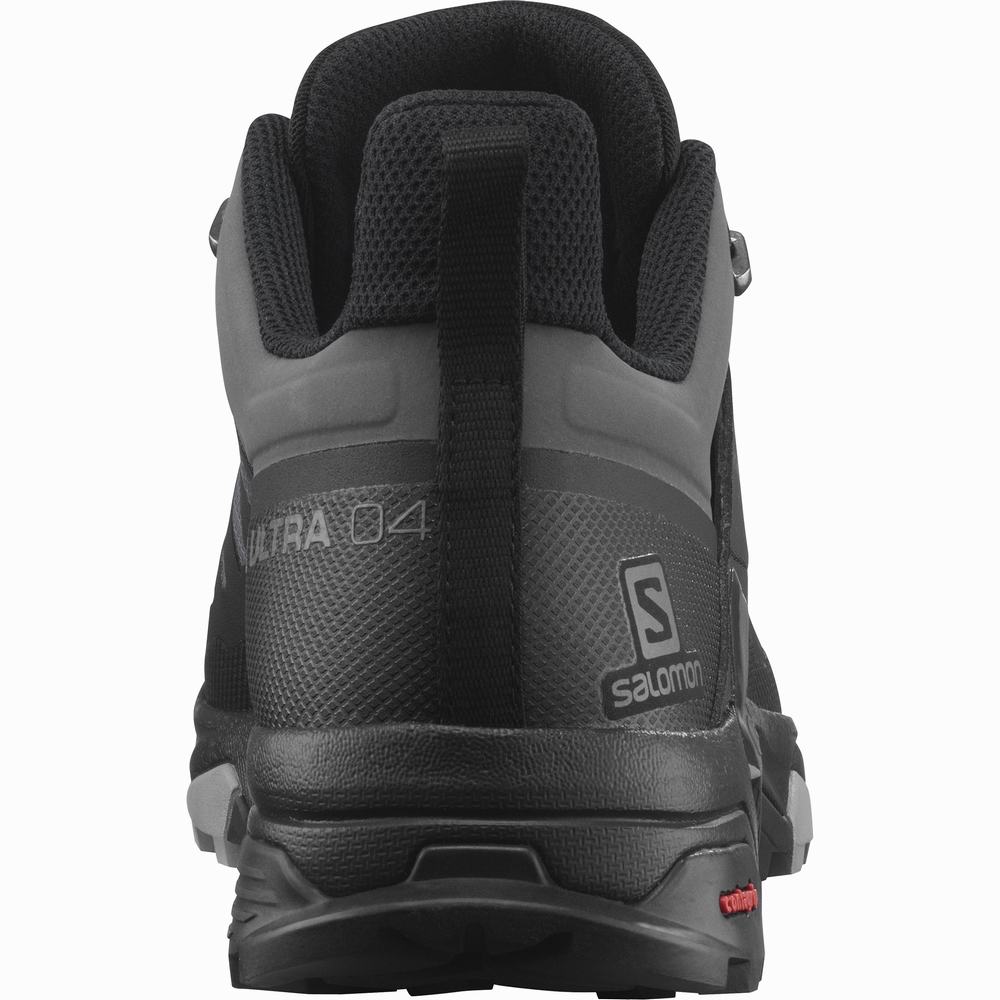 Salomon X Ultra 4 Gore-tex Yürüyüş Ayakkabısı Erkek Grey/Black | Türkiye-7316092