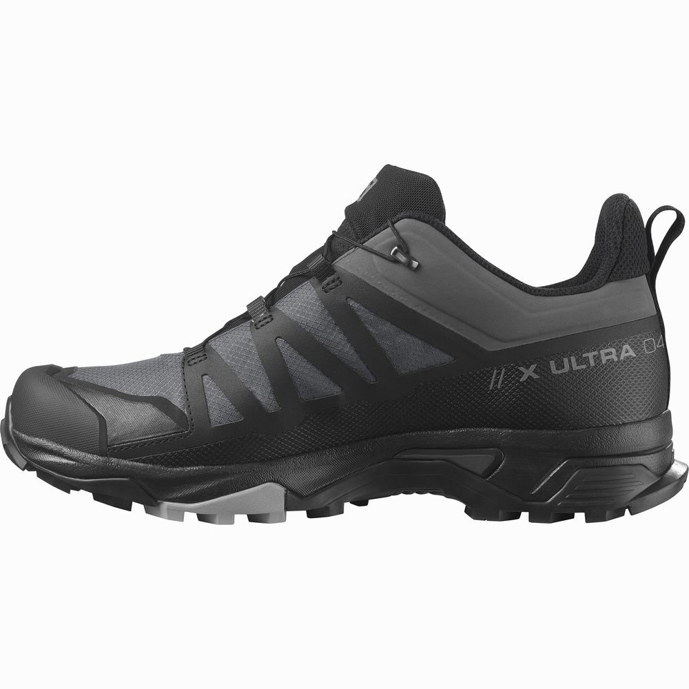 Salomon X Ultra 4 Gore-tex Yürüyüş Ayakkabısı Erkek Grey/Black | Türkiye-7316092