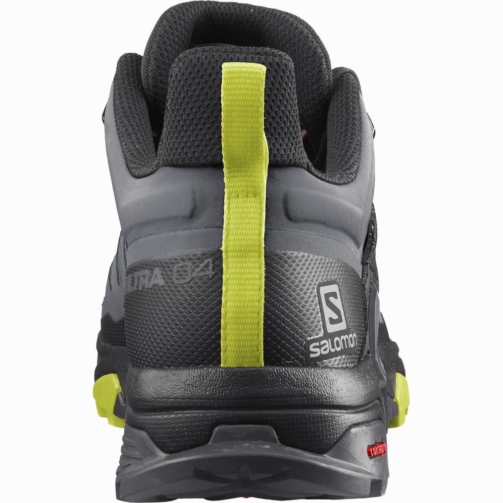 Salomon X Ultra 4 Gore-tex Yürüyüş Ayakkabısı Erkek Grey/Black/Rose | Türkiye-9083416