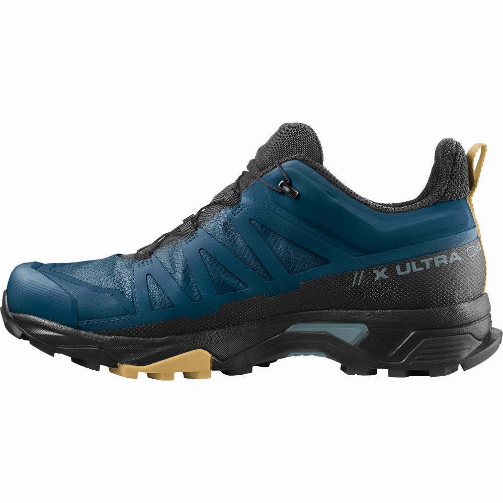 Salomon X Ultra 4 Gore-tex Yürüyüş Ayakkabısı Erkek Blue/Black | Türkiye-9723814