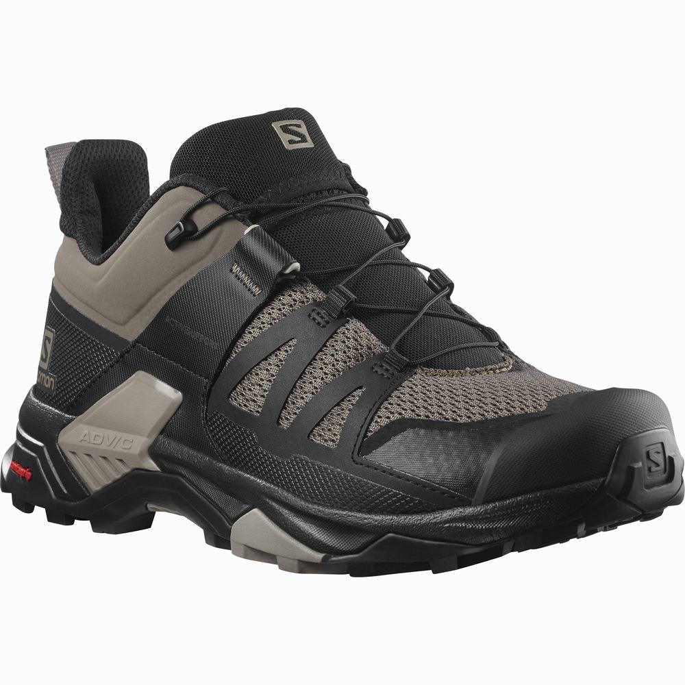 Salomon X Ultra 4 Yürüyüş Ayakkabısı Erkek Brown/Black/Khaki | Türkiye-2785946