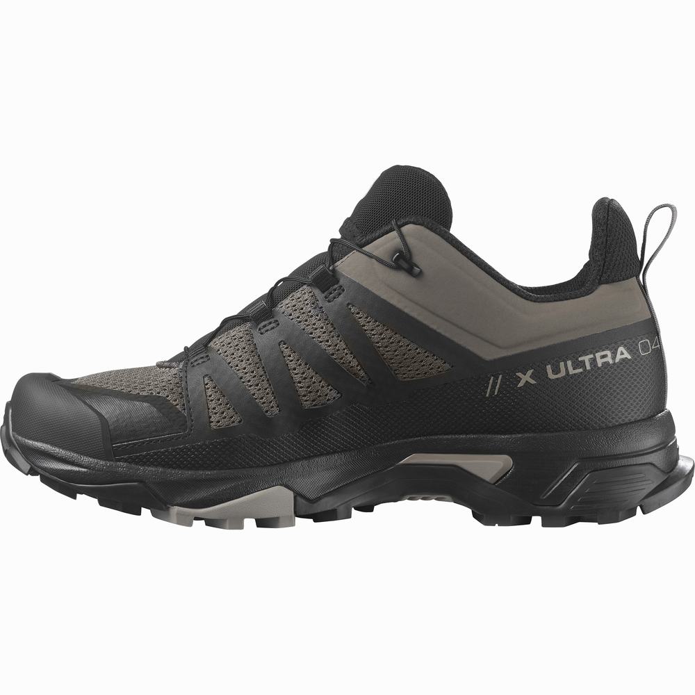 Salomon X Ultra 4 Yürüyüş Ayakkabısı Erkek Brown/Black/Khaki | Türkiye-2785946