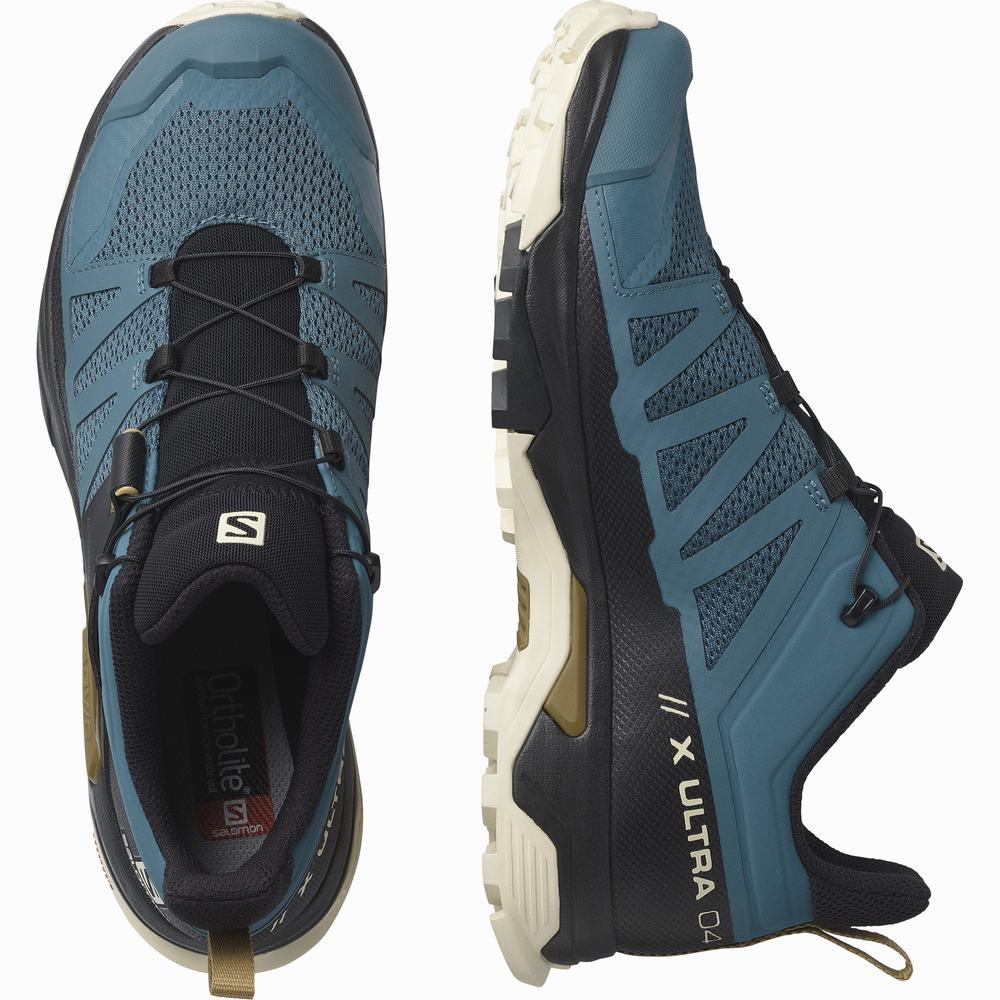 Salomon X Ultra 4 Yürüyüş Ayakkabısı Erkek Blue/Brown | Türkiye-5462798