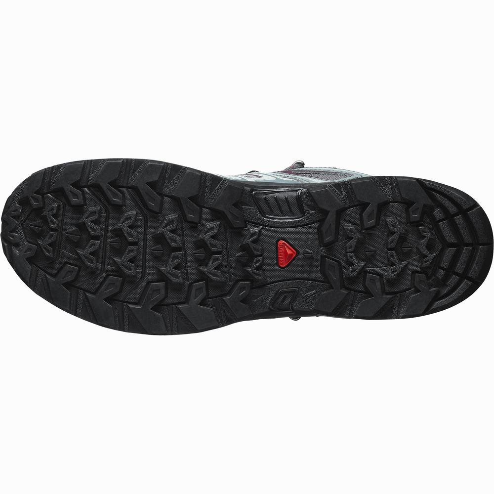 Salomon X Ultra Pioneer Mid Cut Climasalomon™ Su Geçirmez Yürüyüş Botu Kadın Lacivert | Türkiye-6148705