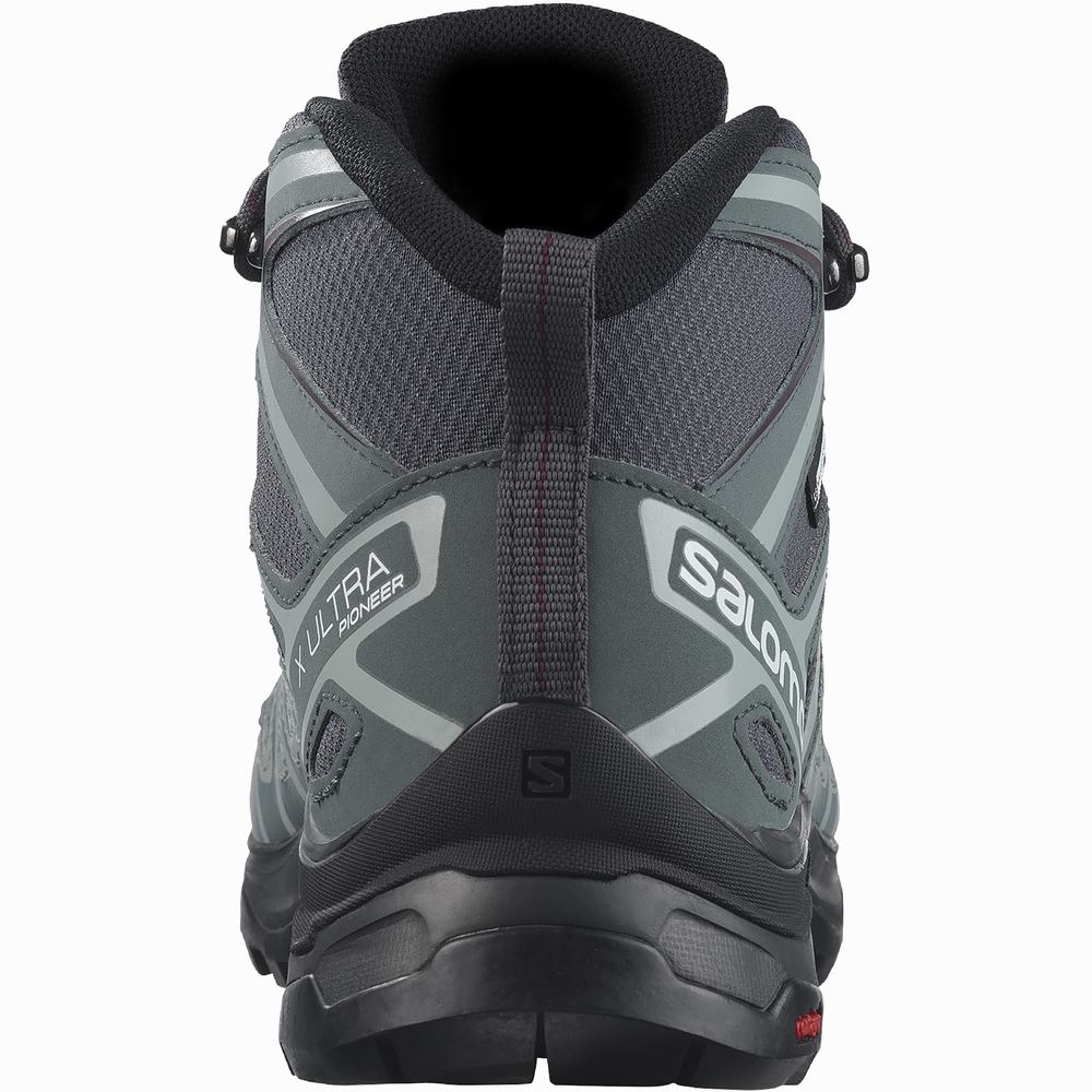 Salomon X Ultra Pioneer Mid Cut Climasalomon™ Su Geçirmez Yürüyüş Botu Kadın Lacivert | Türkiye-6148705