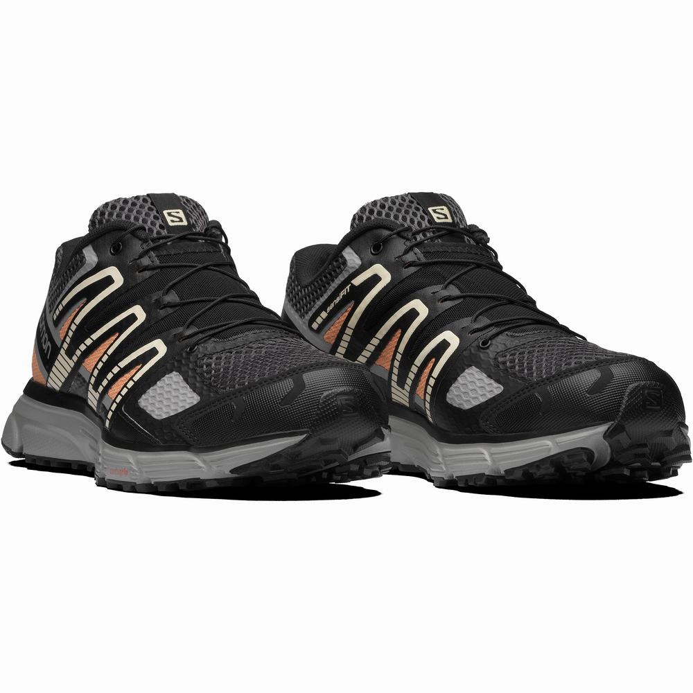 Salomon X-mission 4 Spor Ayakkabı Erkek Black/Orange | Türkiye-5243790