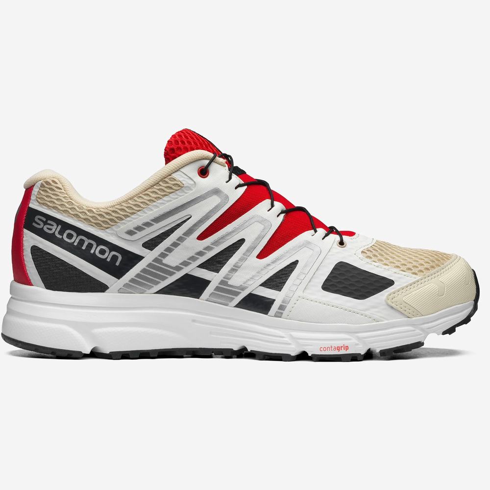 Salomon X-mission 4 Spor Ayakkabı Kadın Khaki/Black/Red | Türkiye-0231697