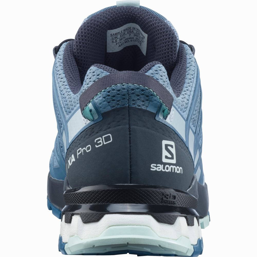 Salomon Xa Pro 3d V8 Yürüyüş Ayakkabısı Kadın Gri Mavi | Türkiye-0268395