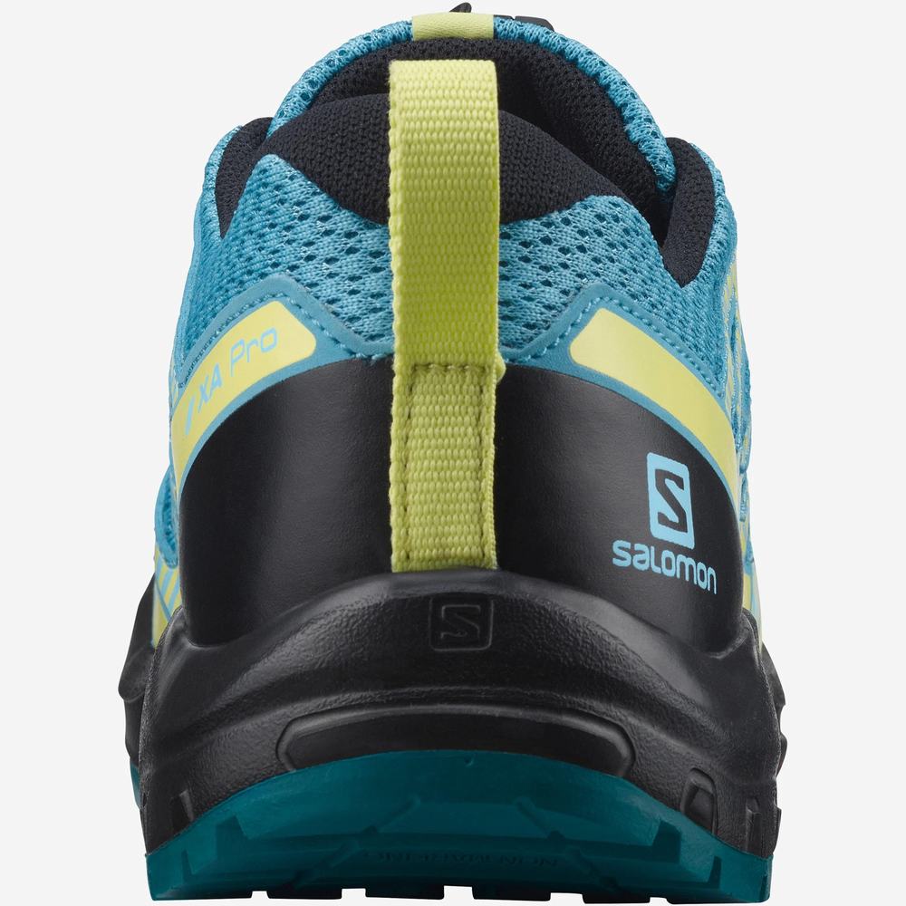 Salomon Xa Pro V8 Yürüyüş Ayakkabısı Çocuk Blue/Black | Türkiye-0418693