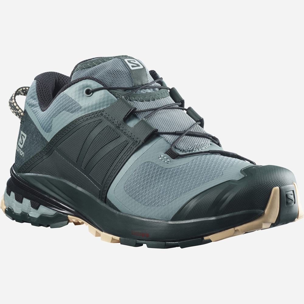 Salomon Xa Wild Patika Koşu Ayakkabısı Kadın Blue/Green/Cream | Türkiye-0693847