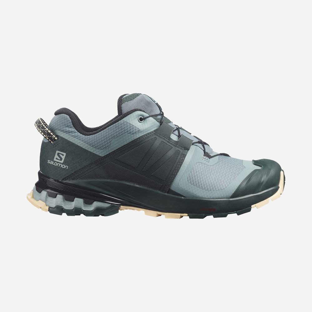 Salomon Xa Wild Patika Koşu Ayakkabısı Kadın Blue/Green/Cream | Türkiye-0693847