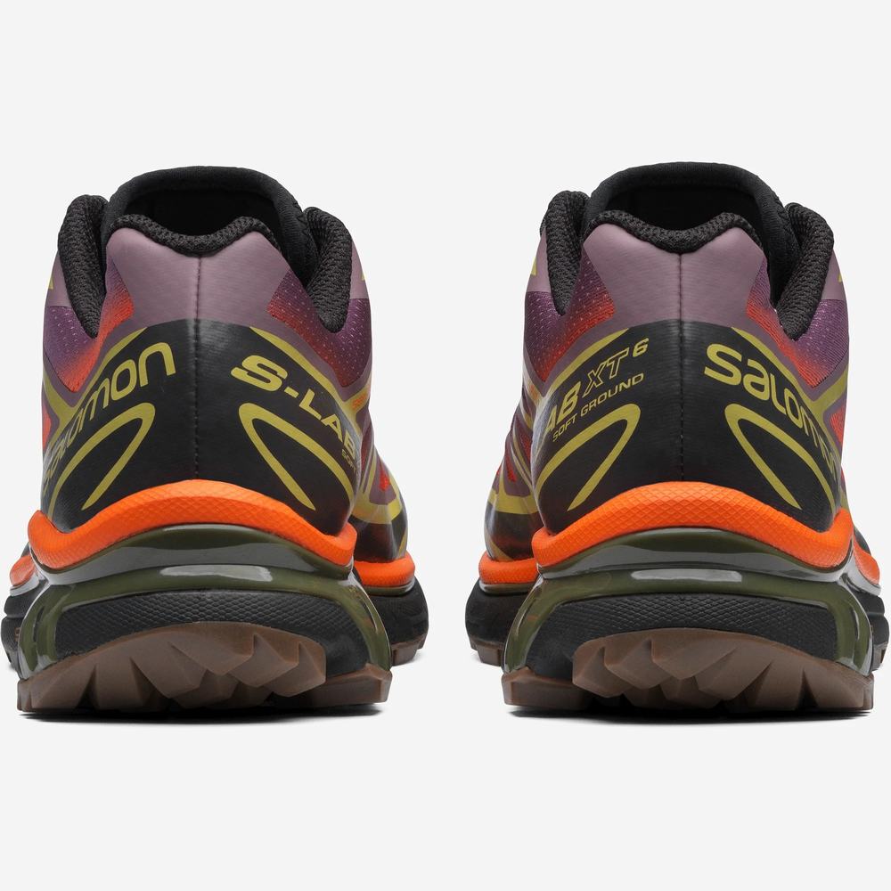 Salomon Xt-6 Skyline Spor Ayakkabı Kadın Purple/Green/Orange | Türkiye-5698243