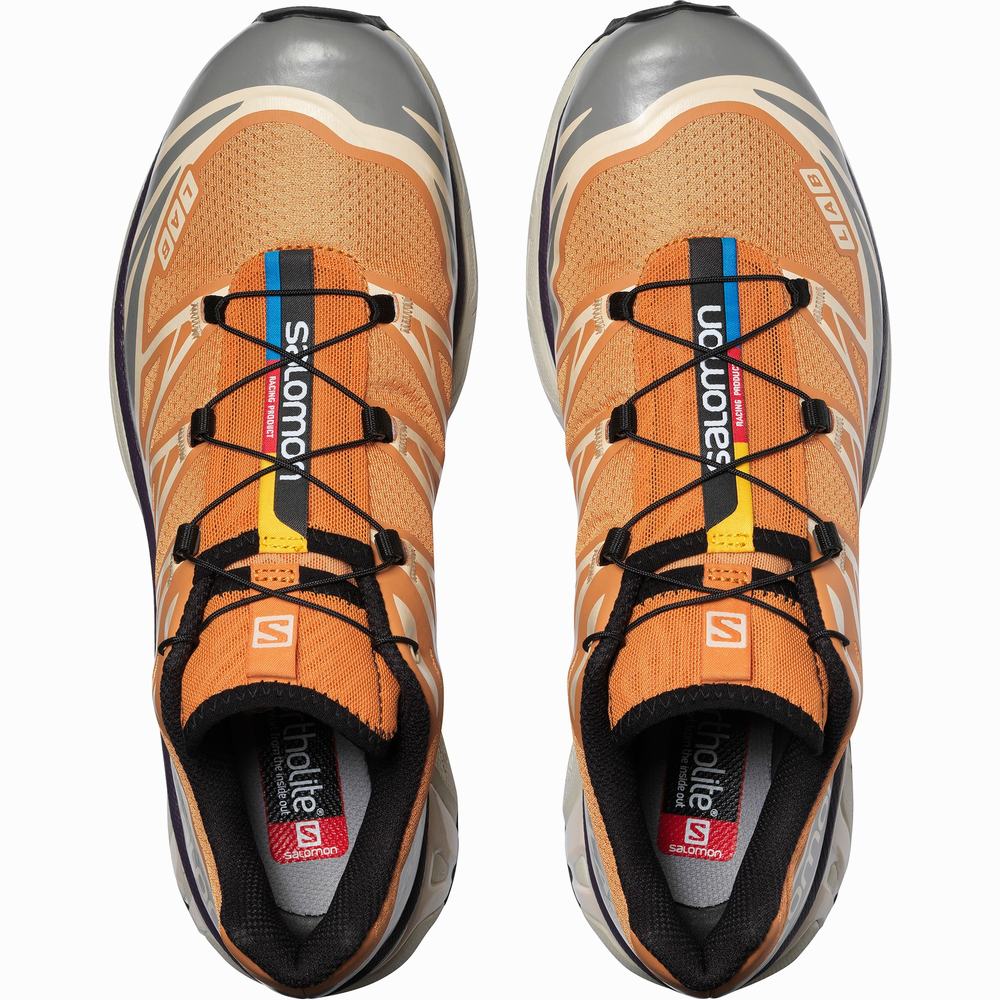 Salomon Xt-6 Spor Ayakkabı Kadın Apricot/Grey | Türkiye-8076345