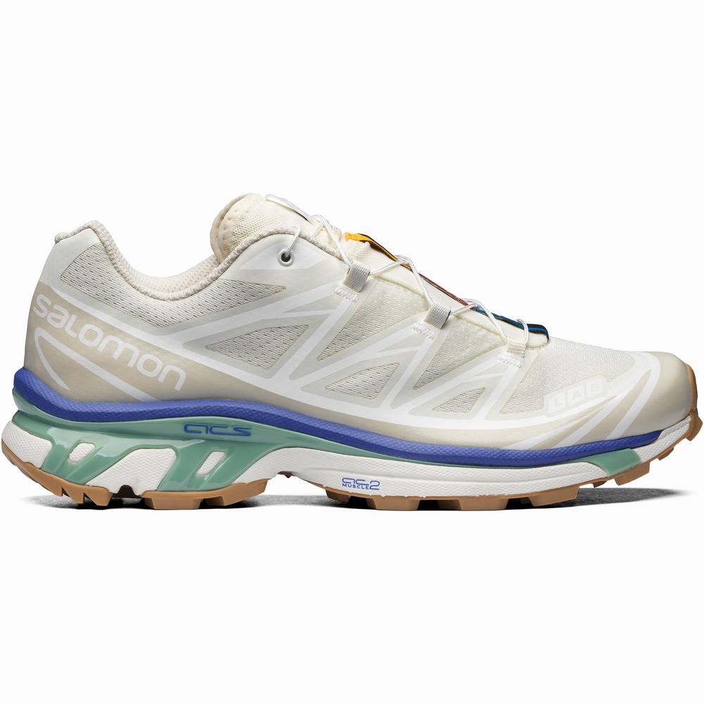 Salomon Xt-6 Spor Ayakkabı Kadın Beige/Grey Green/White | Türkiye-0837249