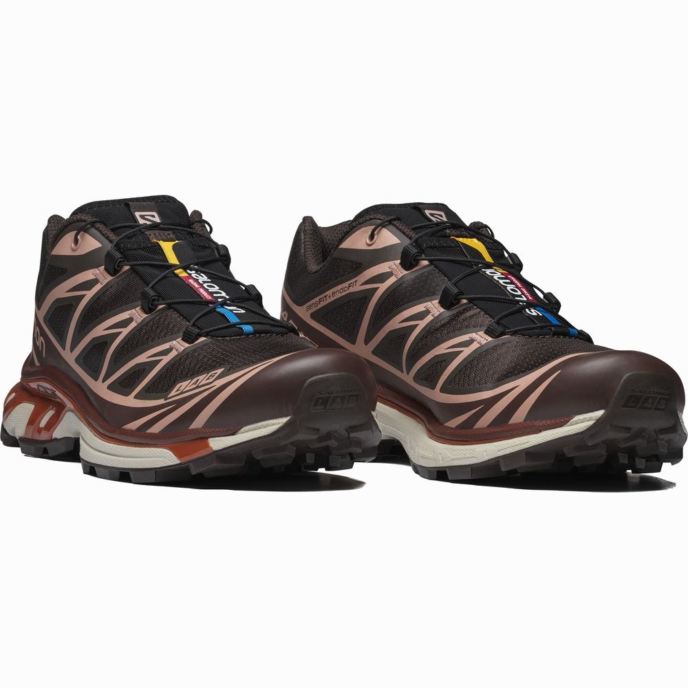 Salomon Xt-6 Spor Ayakkabı Kadın Chocolate/Beige | Türkiye-1604283