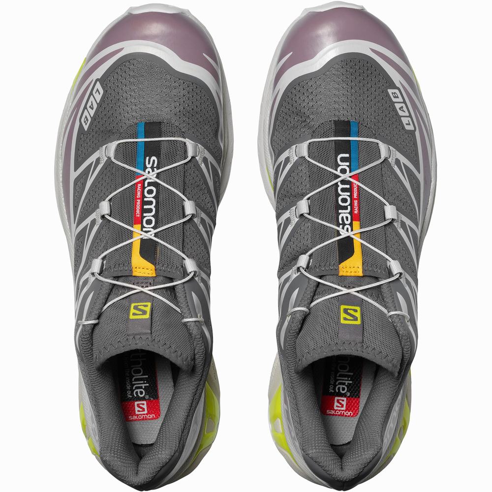 Salomon Xt-6 Spor Ayakkabı Kadın Grey/Purple/Rose | Türkiye-0267158