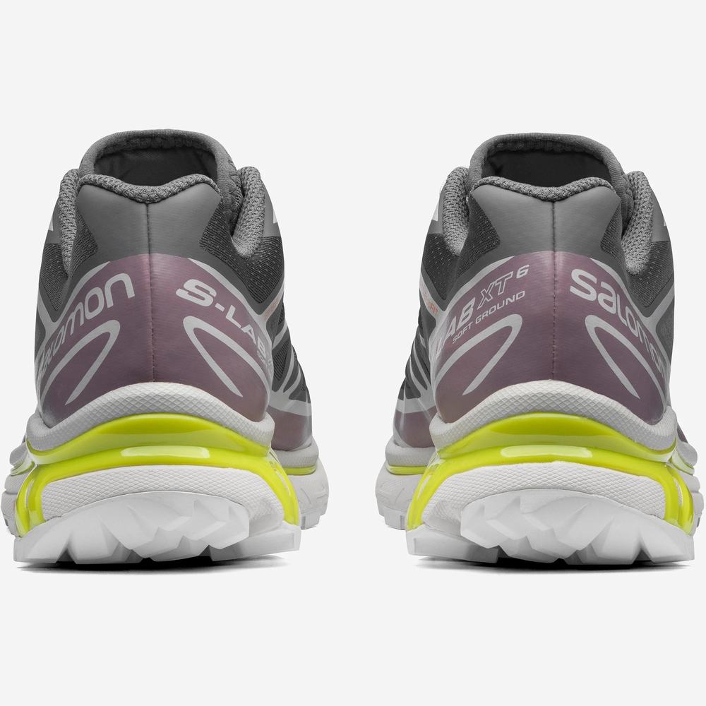 Salomon Xt-6 Spor Ayakkabı Kadın Grey/Purple/Rose | Türkiye-0267158