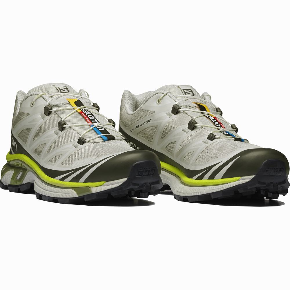 Salomon Xt-6 Spor Ayakkabı Kadın Gri Yeşil | Türkiye-2596018