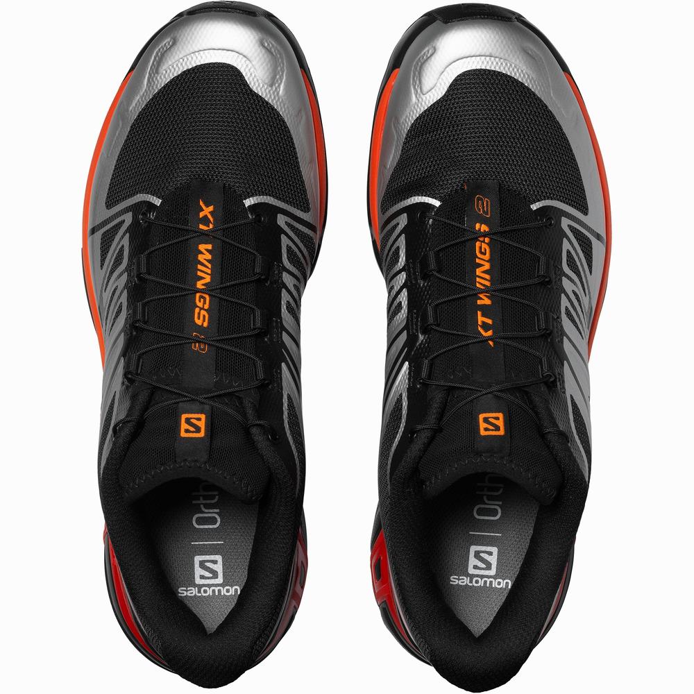 Salomon Xt-wings 2 Spor Ayakkabı Kadın Black/Silver/Orange | Türkiye-0816372