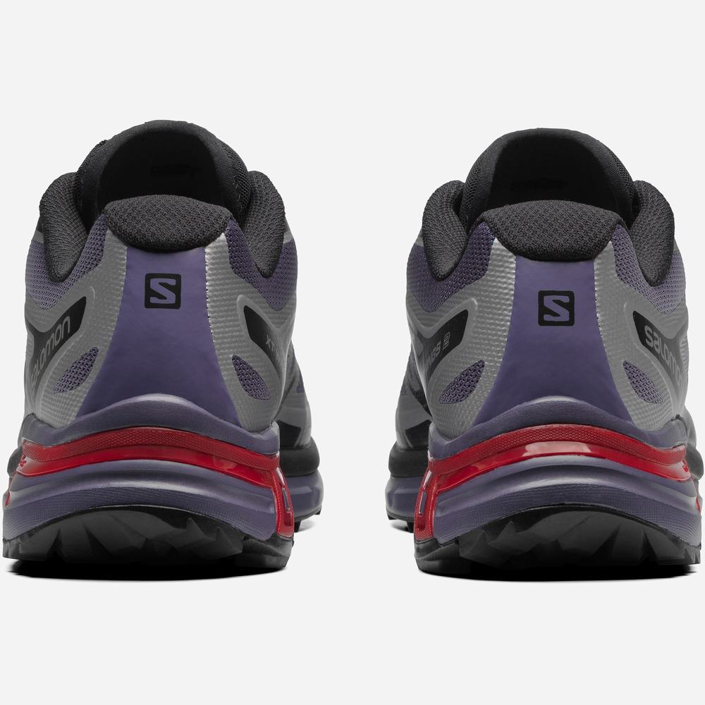 Salomon Xt-wings 2 Spor Ayakkabı Kadın Purple/Silver/Red | Türkiye-3079186