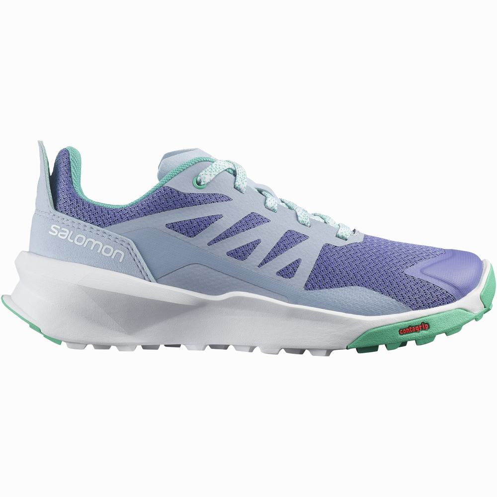 Salomon Patrol Yürüyüş Ayakkabısı Çocuk Purple/Blue/Mint | Türkiye-4175602