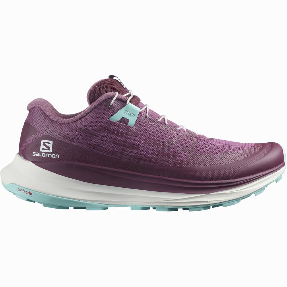 Salomon Ultra Glide Patika Koşu Ayakkabısı Kadın Purple/Turquoise | Türkiye-1596482