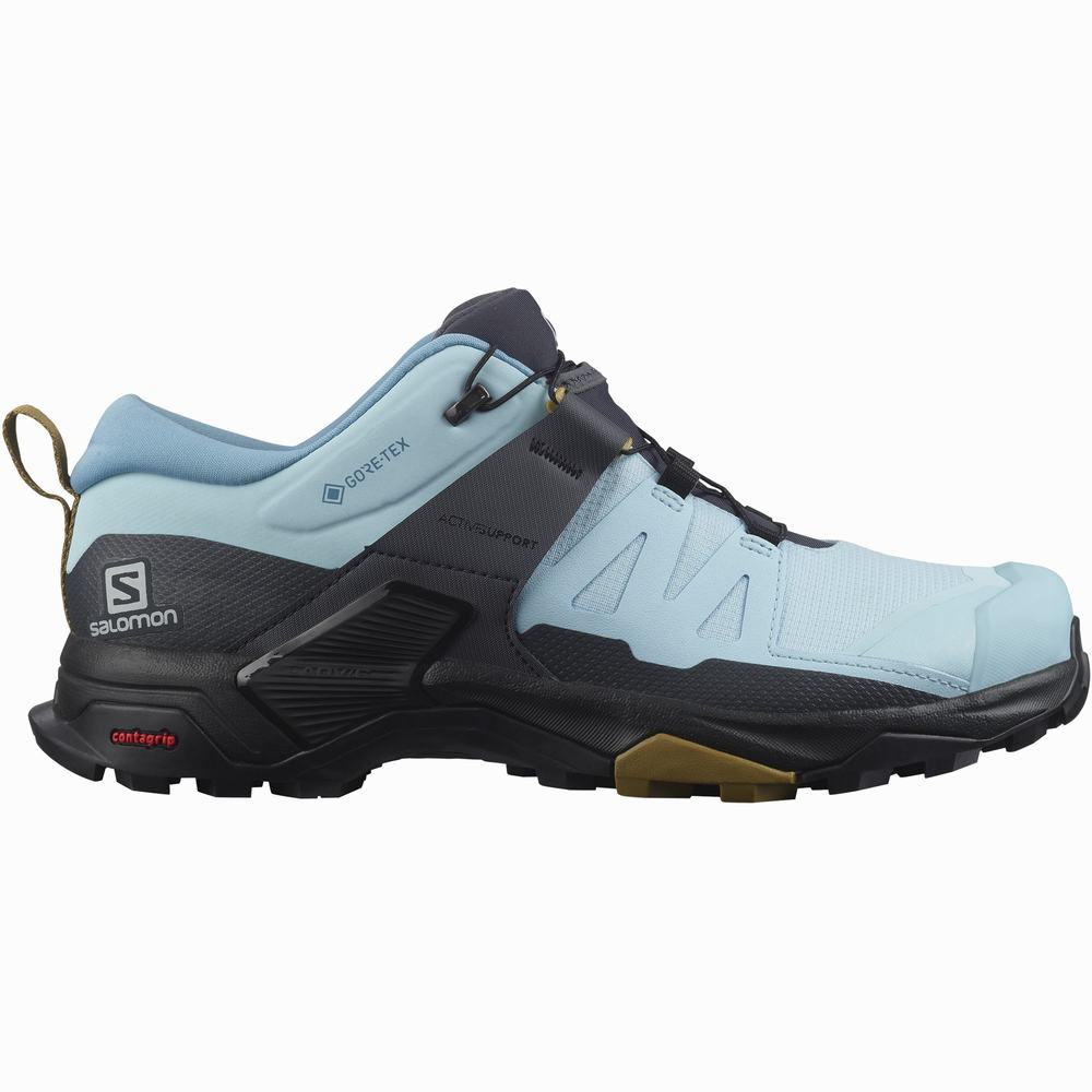 Salomon X Ultra 4 Gore-tex Yürüyüş Ayakkabısı Kadın Blue/Black | Türkiye-4137206