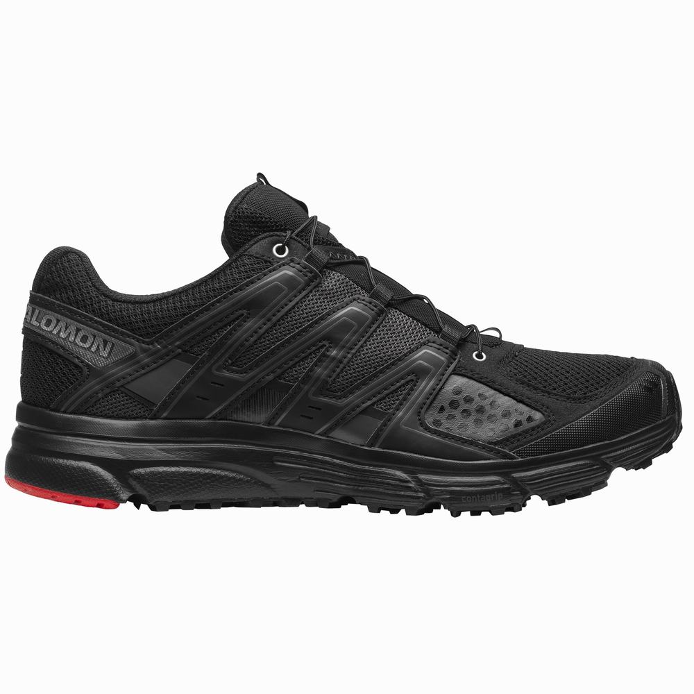 Salomon X-mission 3 Spor Ayakkabı Kadın Black/Silver Metal/Red | Türkiye-1268304