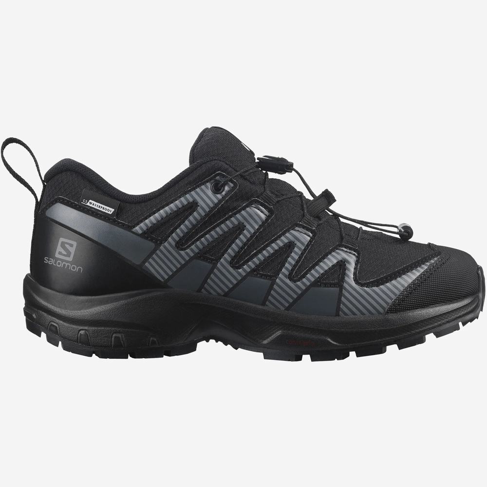 Salomon Xa Pro V8 Climasalomon™ Su Geçirmez Yürüyüş Ayakkabısı Çocuk Siyah | Türkiye-0597361