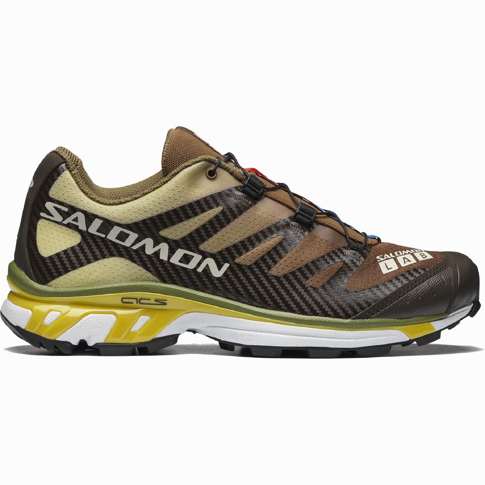 Salomon Xt-4 Spor Ayakkabı Kadın Brown/Yellow | Türkiye-8620314