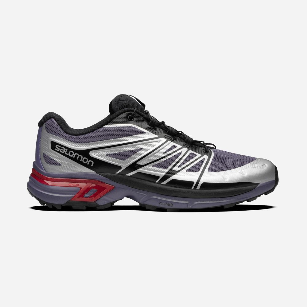 Salomon Xt-wings 2 Spor Ayakkabı Kadın Purple/Silver/Red | Türkiye-3079186